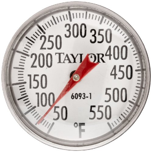 Taylor Precision 6094n Termômetro de bolso bi-therm, haste de 5 polegadas, NSF