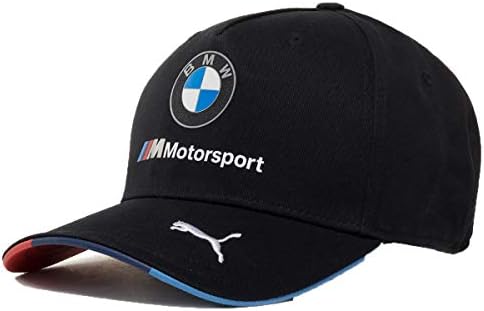 Puma x BMW M Motorsport Team Snapback Baseball Cap Hat Black