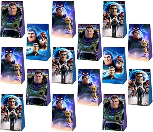 Hongshengfu 12 PCs Toy Story Party Supplies Paper Gift Sacts Favors Favors Buzz Buzz LightYear Tema Birthday