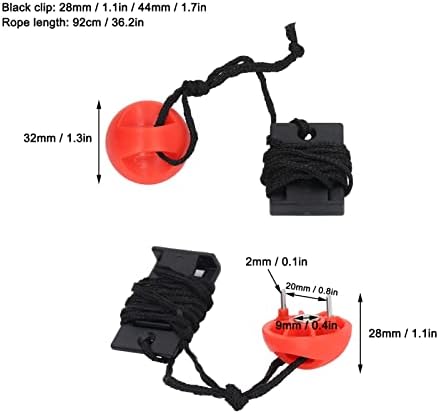 Qinlorgo esteira -chave feminina fitness proteção automática esteira interruptor magnético