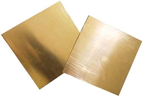 Zhengyyuu Brass Placa de cobre Folha de metal de metal placa de folha de metal pode ser usada para