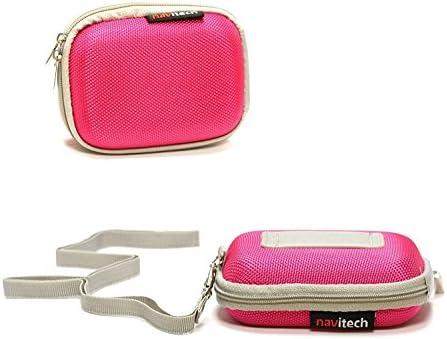 Navitech Pink Hard Protective Watch/pulseira Case compatível com o TomTom Multi Sport Cardio GPS Watch