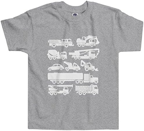 T-shirt de caminhões para meninos