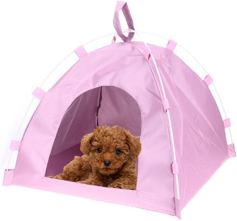 N/A Tent de cães de estimação dobrável portátil tenda externa para cães para cachorros para canil