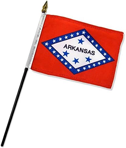 Arkansas 4 x6 bandeira de balcão no atacado de 12