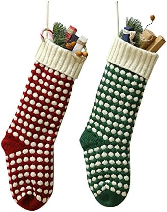 Meias de Natal Saco de meias de Natal e meias suspensas de Natal para decoração de festas e desenho animado
