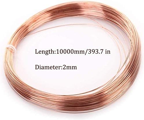 Fio de cobre Nianxinn Copper Braid Fio T2 99,9% Cu Pure Line Boble Fire Roll para o fio elétrico condutor,