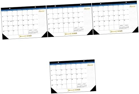 Operitacx 4pcs 18 meses Calendário Minimalista Decoração Decoração Calendário Grande O Pôster do Office