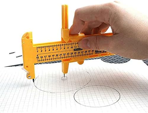 N/A Round Paper Cutter Graphic Card Machine de corte portátil Office Hand Craft Acessório com