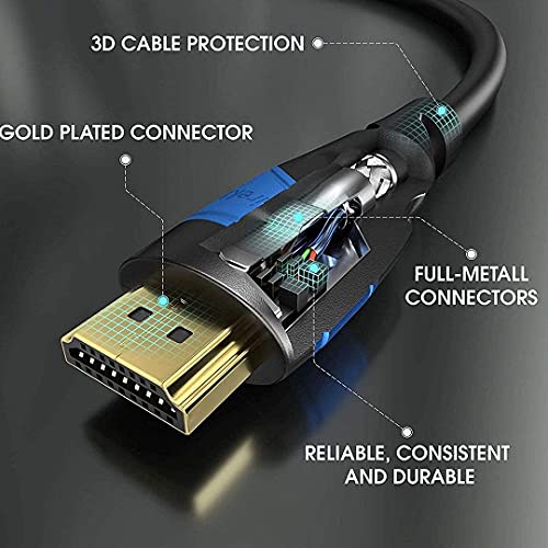 Dorwrnln Micro USB para HDMI 1080P Cabo de data 1,5m/ 5ft, micro USB 5p para HDMI Adaptador de cabo Conecte