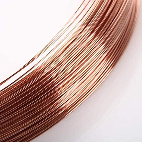 Yuesfz 99,9% Fio de cobre puro 10m/32,8 pés T2 Bare de metal de metal de metal.