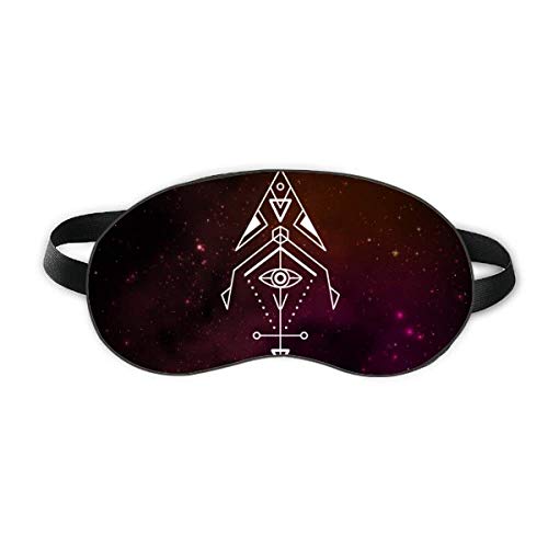 Universo Geometria Alien Totem Sleep Sleep Shield Soft Night Blindfold Shade Cover