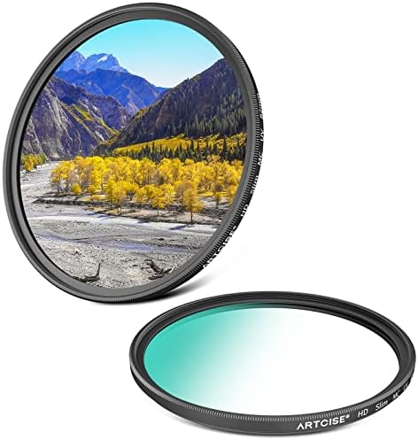 Filtro de lente UV de 72 mm HD MC MC UV Filtro de várias camadas múltiplas à prova d'água/resistência a arranhões/lente