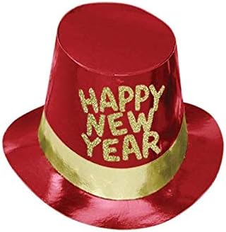 Beistle multicolor feliz ano novo Gold Glitter Hats-1 pc