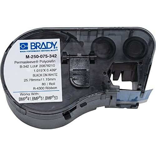 Brady-131610 M-2550-075-342 Rótulos para impressoras BMP53/BMP51
