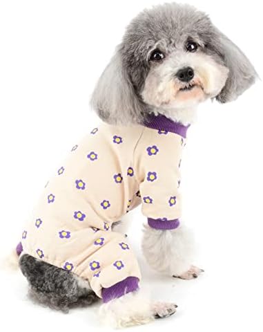 Zunea Pijamas de cachorro pequeno filhote de inverno