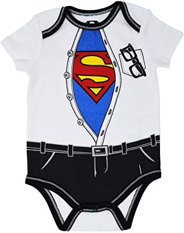 Superman Beby Boys 5 peças Bodysuit & Calças Conjunto