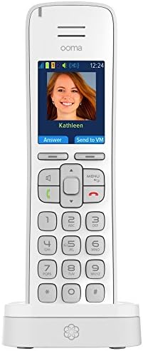 Ooma TELO VOIP Serviço de telefone doméstico gratuito da Internet com 3 aparelhos HD3 e Ooma HD3 Handset -