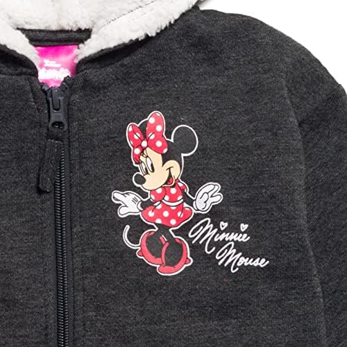 Disney Mickey Mouse Minnie Mouse Lion King Simba Fleece Zip Up Hoodie recém -nascido para criança