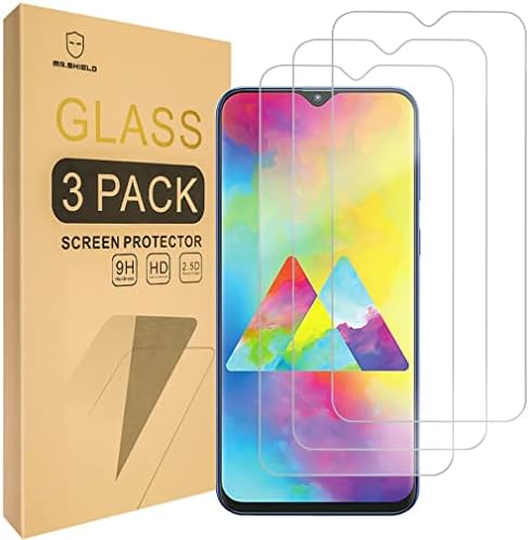 Mr.Shield [3-Pack] projetado para o Samsung Galaxy A10 [não é adequado para o Galaxy A10E] [vidro temperado] Protetor de tela [Japan Glass com 9H dureza] com substituição ao longo da vida