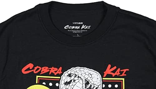 Cobra Kai Cobra Kanji Patch Logo T-shirt de manga longa