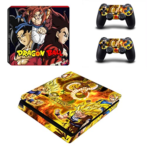 Anime Drago e Balões VIP Son Goku, Vegeta, Super Saiyan PS4 ou PS5 Skin Stick para PlayStation 4 ou