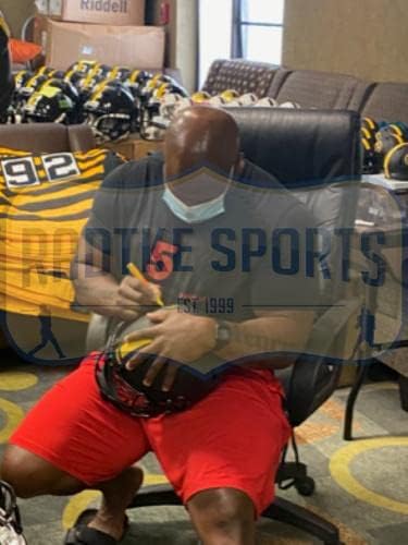 James Harrison assinou o Pittsburgh Steelers Speed ​​Speed ​​Eclipse NFL Capacete - Capacetes NFL autografados