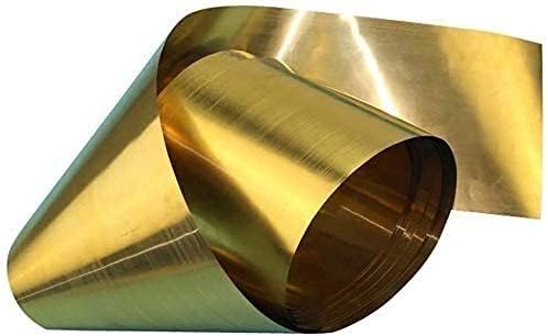 Folha de cobre Nianxinn Folha H62 Metal de metal de bronze Placa de papel alumínio Shim 200mm/7.87inChx1000mm/39.