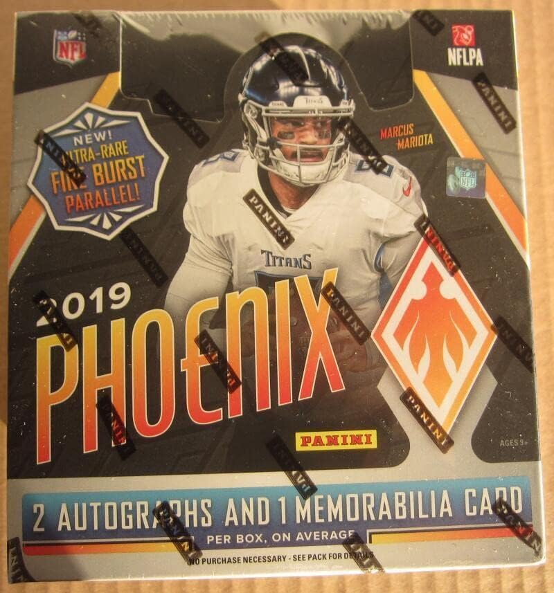 2019 Panini Phoenix Football Hobby Box selado 2 Auto + Memorabilia Kyler Murray - bolas de futebol autografadas