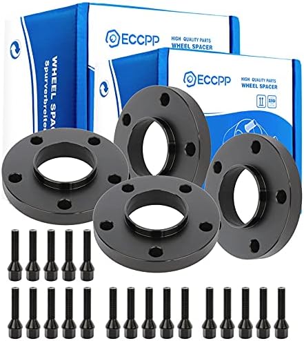 Eccpp 4x 5 espaçadores de roda de lug 20mm 5x120mm a 5x120mm 74,1mm cubo para 1996-2003 para M5 525i 528i 530i