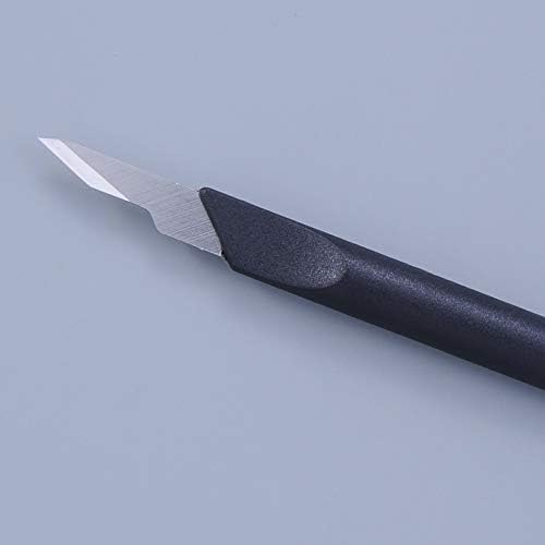 Allex Japanese Exacto Craft Knife com tampa da lâmina, feita no Japão, lâmina fixa de aço inoxidável