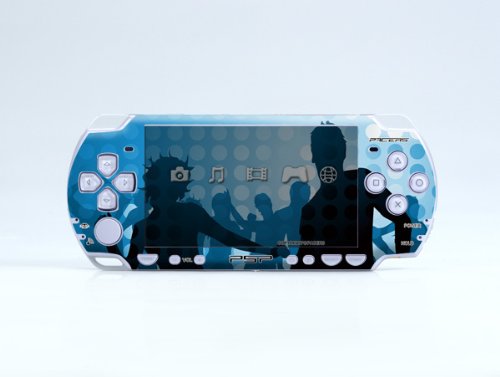 Dance PSP adesivo de pele de cor dupla, PSP 2000