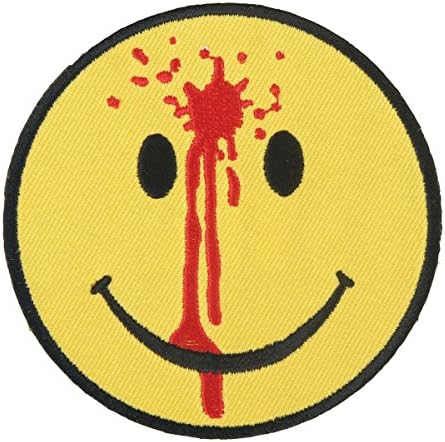 Couros quentes PPL9328 Smiley Face Bullet Hole Bordered Patch