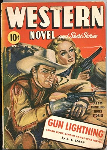 Romances ocidentais e histórias-abr 1943-Saucy Girl Art Pulp Cover-Allen Anderson?
