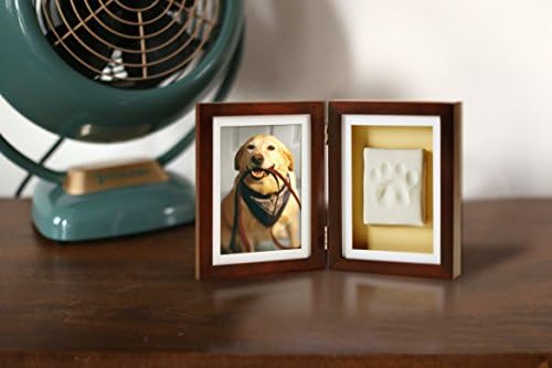 Pearhead Dog ou Cat Pawprint Animal de estimação PETRATE com kit de impressão de barro, perfeito para amantes