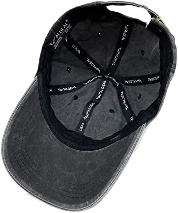 Chapéu de pickleball de Waldeal, boné de beisebol lavado e bordado ajustável para homens mulheres