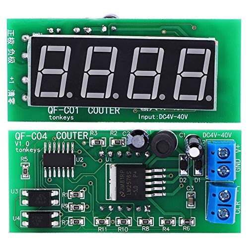 Módulo de contador de exibição digital de 4 dígitos com a função de memória DC4-40V 0 a 9999