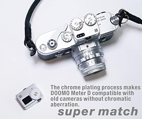 Doomo fez medidor de luz, medidor D ， Medidor montado em sapatos para câmeras vintage, Paint Black,