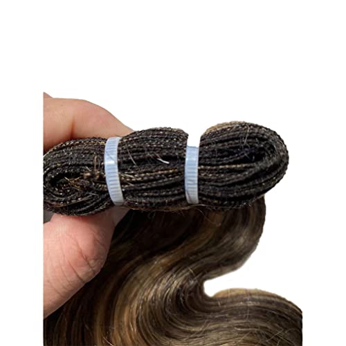 Jczijcx Extensões de cabelo virgens brasileiras ombre ombre pacote de cabelo humano P4/27 Pacacos