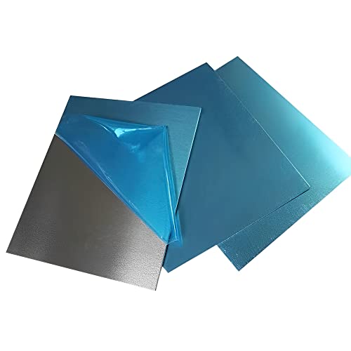 6061 Folha de alumínio T651, 11,8 x 5,9 x 1/8 polegadas de espessura, folha de alumínio de placa