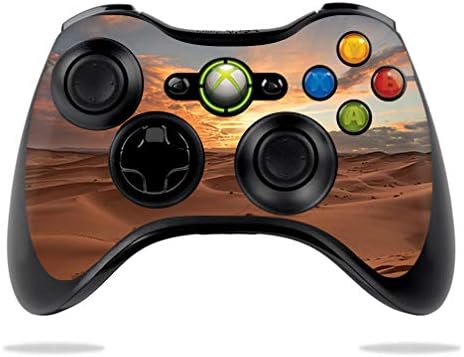 MightySkins Skin Compatível com Microsoft Xbox 360 Controller - Sahara Sunset | Tampa protetora, durável