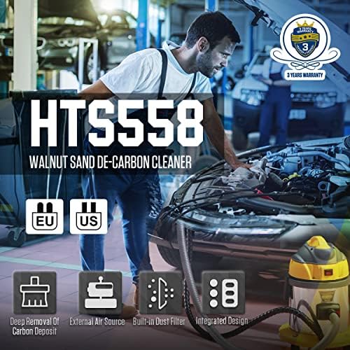 Lutifix HTS558 Blaster de nogueira, Máquina de limpeza de motor automotivo Máquina de limpeza Automotiva Máquina