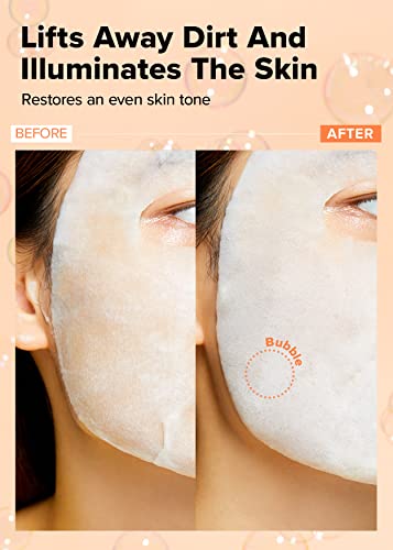 I Dew Care Bubble Shep Mask - Bolhas de brilho, 5 ea + hidrocolóide acne pimple patch - timeout
