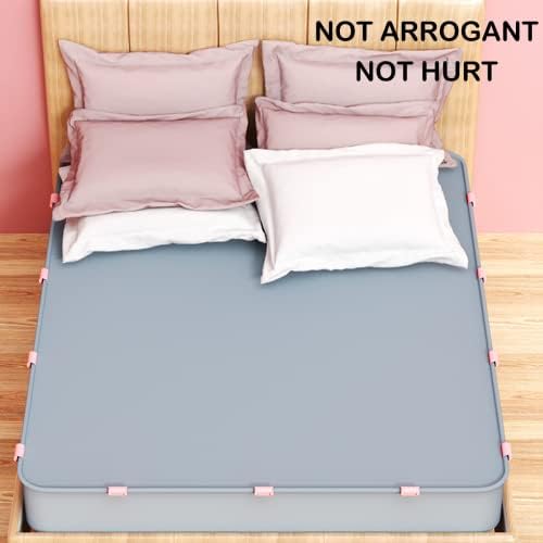 Grippers de lençóis da cama Hionre 10, clipes de cama com ajuste de duas velocidades, suporte de lençol que seguram