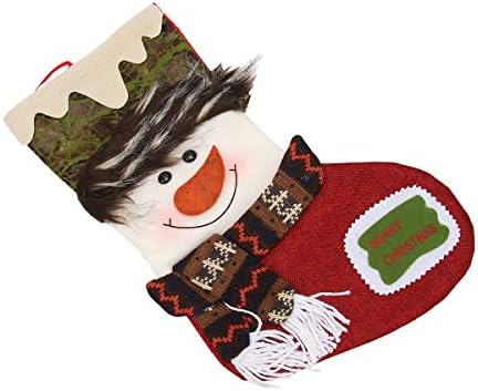 Abaodam Christmas Meking Decorative penduar bolsa de armazenamento Pingente de bolsa de presente usada