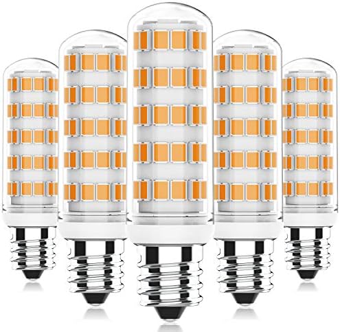 Lâmpadas LED de Yomis E12 LED 6W, 40W 50W 60W Bulbos incandescentes equivalentes e brancos quentes