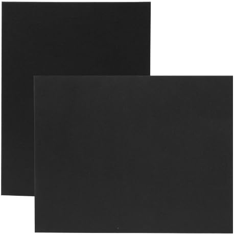 4x6 Pastas de foto de papelão preto e dourado - 100 pacote