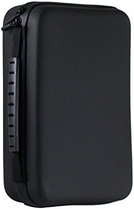 Navitech Black Shock Proof Hard Storage Case/Capa para o Apeman C 4K WiFi Ultra HD Câmera de ação