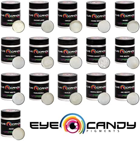 Eye Candy Premium Mica Powder Pigment “Soma branco” MultiperKes Furpose Arts and Crafts Additive