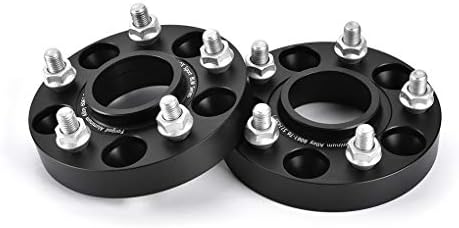 Bloxsport 2pcs 25mm / 1 '' Centric Wheel Spacers Adaptadores 5x127 Alumínio forjado 6061-T6 para Wrangler